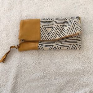 JOYN Fold Over Zipper Clutch